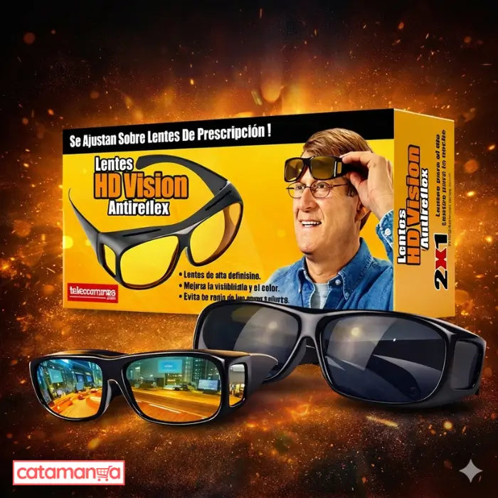 2 x 1 LENTES HD CONDUCCIÓN (DÍA Y NOCHE) *Ambos en el mismo paquete