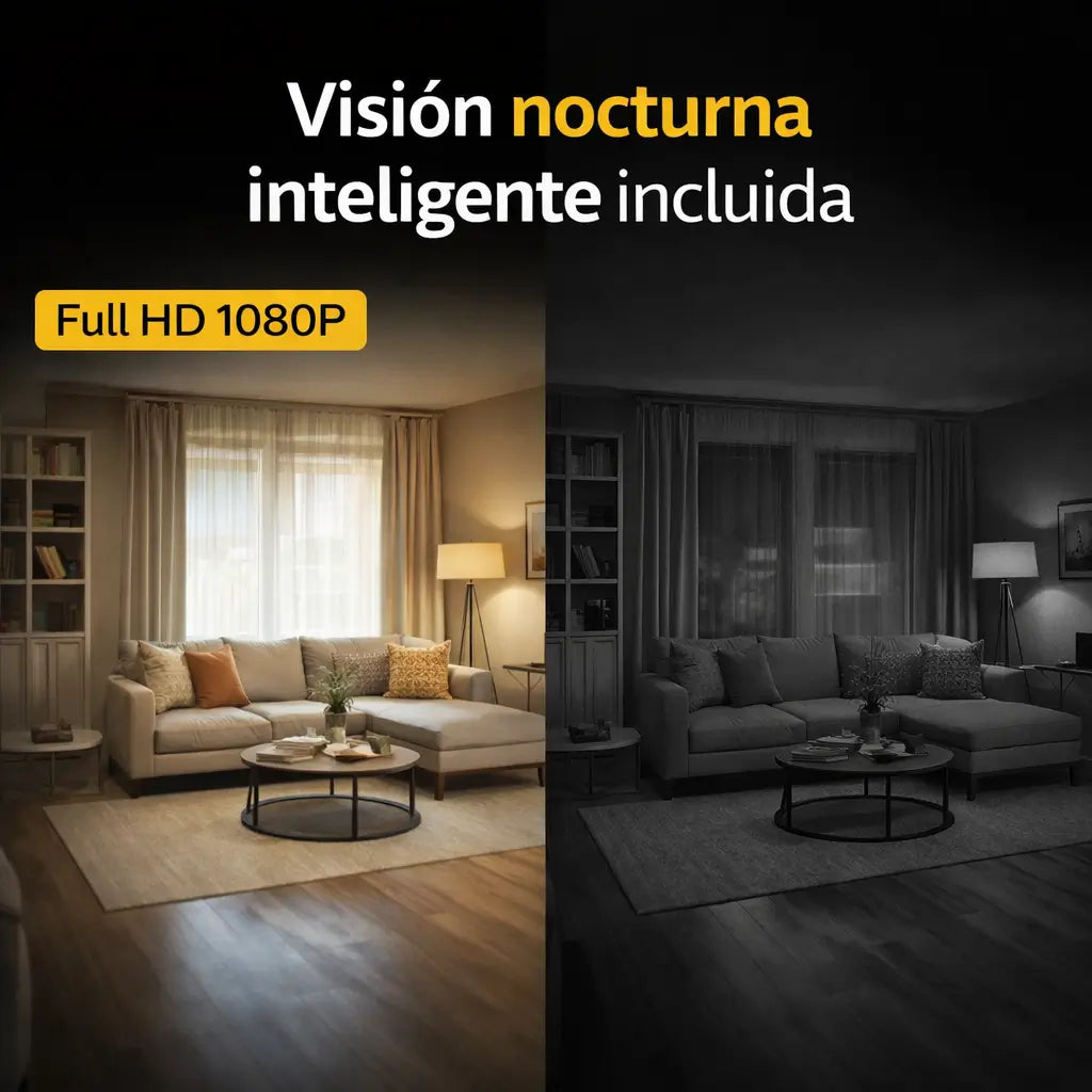CÁMARA FOCO DE SEGURIDAD HD 360°