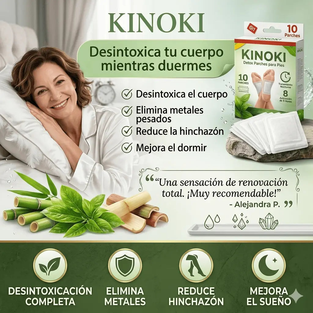 Parches Kinoki Para Pie (Caja 10 unidades)