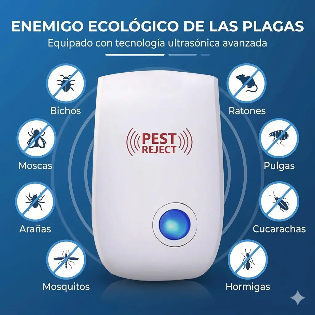 PACK [3 REPELENTES ULTRASÓNICOS PARA RATONES E INSECTOS]