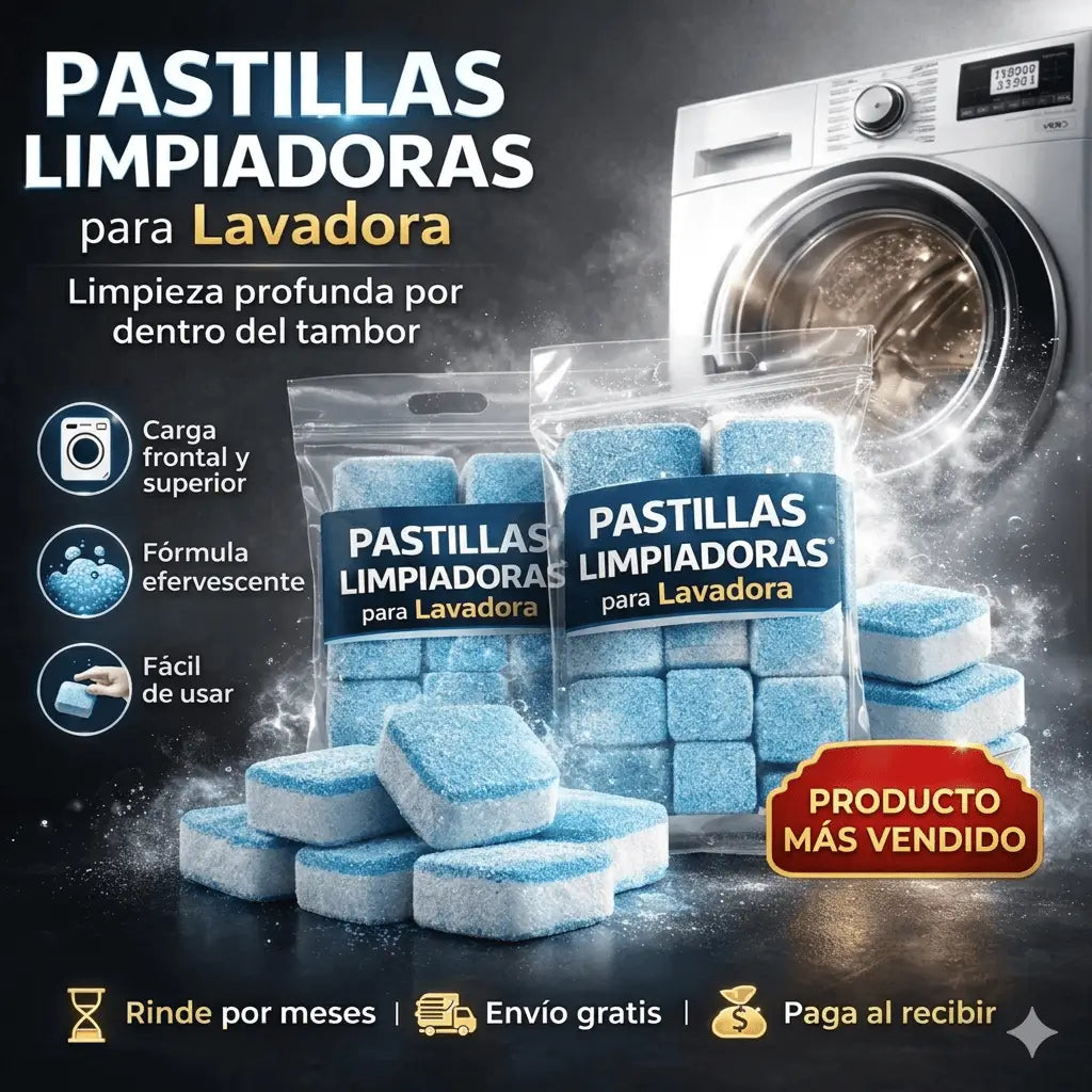 Pastillas Limpiadoras Para Lavadoras