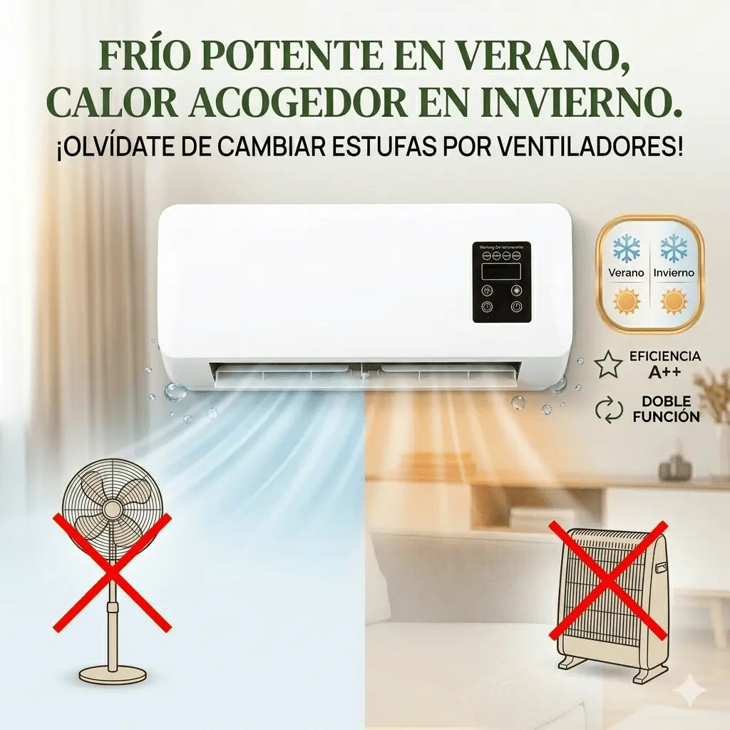 Mini Aire Acondicionado 2 en 1 [CALOR Y FRÍO]